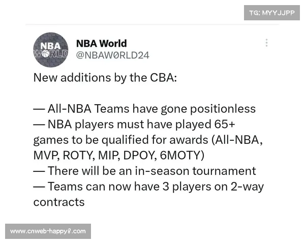 联盟评估新劳资协议,球员休息政策或调整 联盟评估新劳资协议,球员休息政策或调整